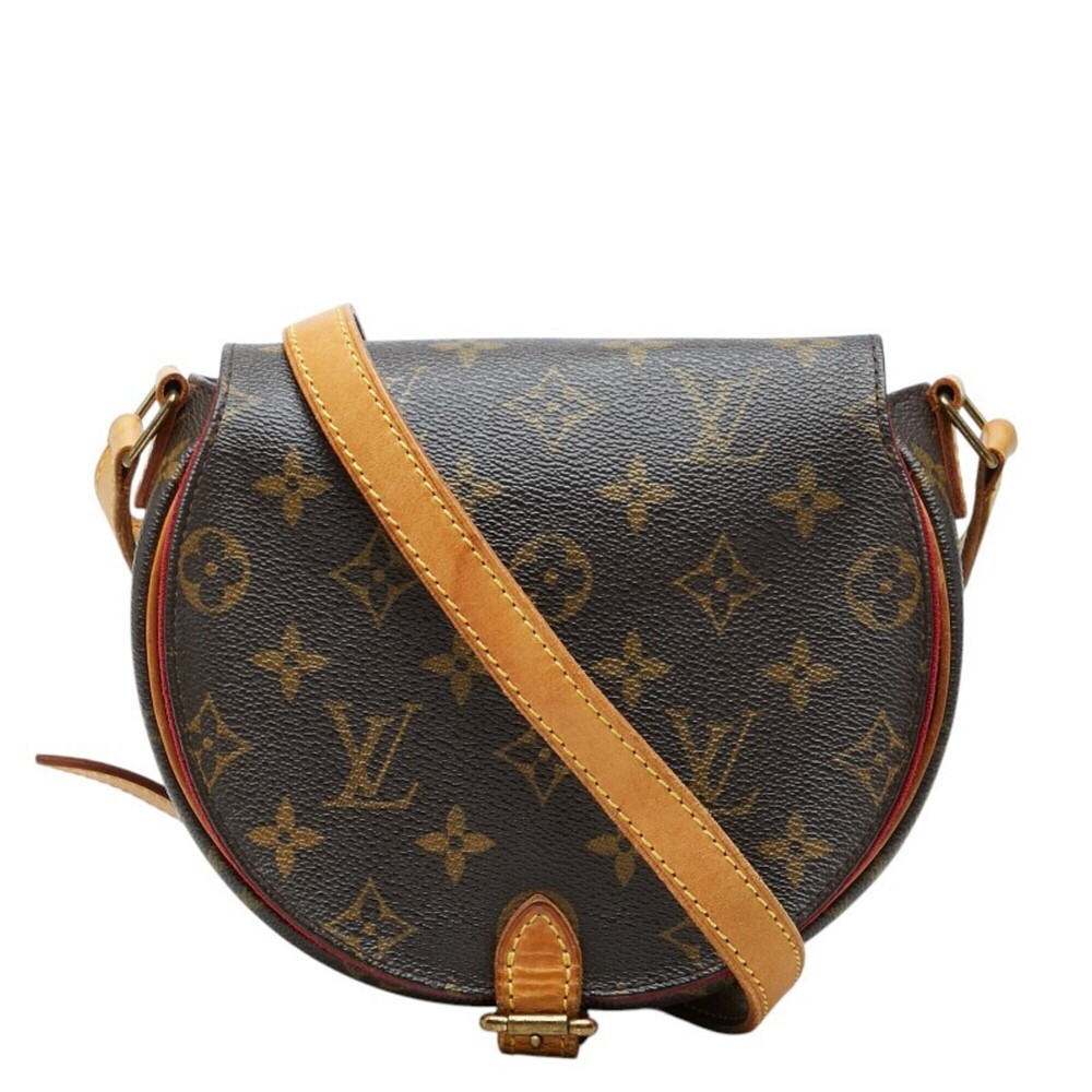 LOUIS VUITTON Brown Monogram Leather Shoulder Bag